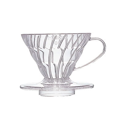 Przejdź do produktu Hario Drip plastikowy przeźroczysty V60 01