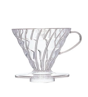 Przejdź do produktu Hario Drip plastikowy przeźroczysty V60 02