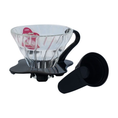 Przejdź do produktu Hario Drip szklany czarny V60 01