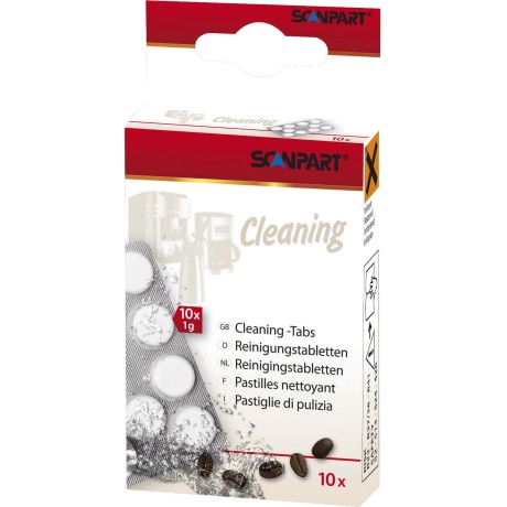 Przejdź do produktu Scanpart tabletki do czyszczenia ekspresu 10 szt.