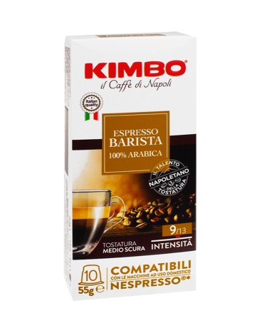 Przejdź do produktu Kimbo Nespresso Barista 100% Arabica 10 kapsułek