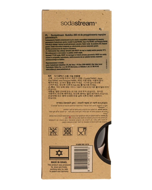 Butelka SodaStream My Only Bottle 0,5 l różowa