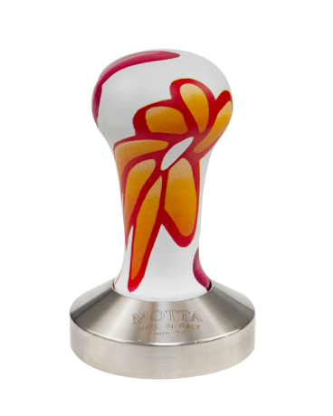 Przejdź do produktu Motta tamper Flower z drewnianą rączką 58 mm płaski