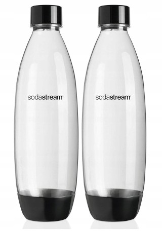 Przejdź do produktu Butelka SodaStream Fuse 2 x 1 l czarna