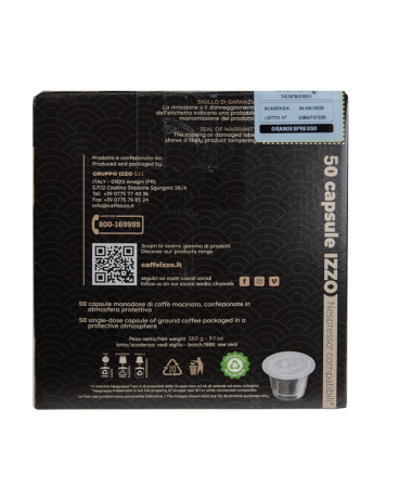 Przejdź do produktu Izzo Nespresso Grand Espresso 50 kapsułek