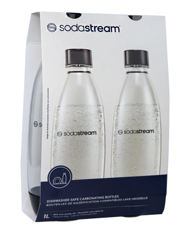 Butelka SodaStream Fuse 2 x 1 l czarna.png