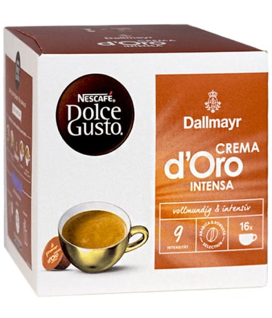 Przejdź do produktu Nescafe Dolce Gusto Dallmayr Crema d'Oro Intensa 16 kapsułek