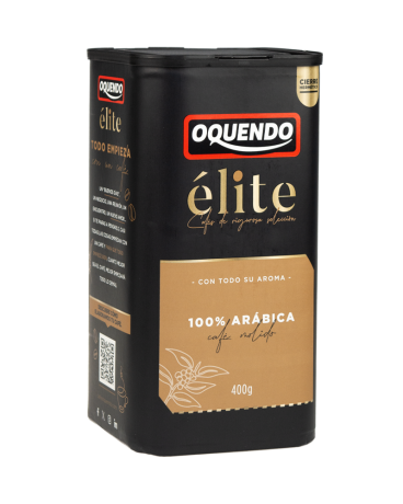 Przejdź do produktu Oquendo Cofibox Elite 100% Arabica 400g mielona