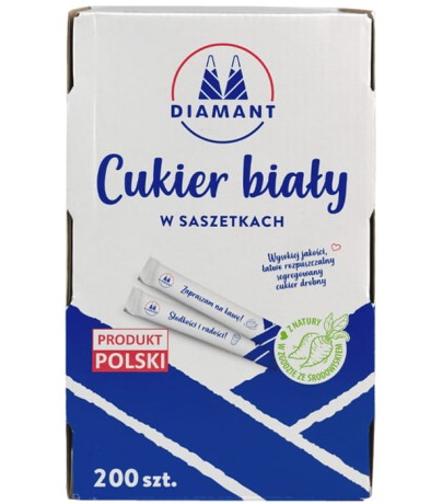 Przejdź do produktu Diamant cukier biały w saszetkach 200 x 5 g