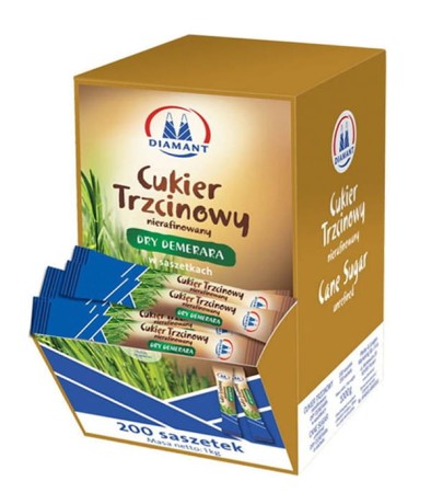 Przejdź do produktu Diamant cukier trzcinowy w saszetkach 200 x 5 g