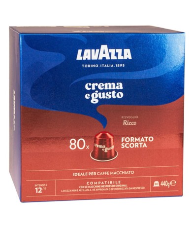 Przejdź do produktu Lavazza Nespresso Crema e Gusto Ricco 80 kapsułek