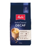 bezkofeinowa kawa ziarnista Melitta BellaCrema Decaf, 100% ziaren Arabica, średnio palona, opakowanie 1kg