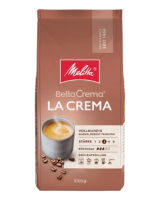 kawa ziarnista Melitta BellaCrema La Crema 1kgkawa ziarnista Melitta BellaCrema La Crema, mieszanka ziaren Arabica (80%) i Robusta, średnio palona, opakowanie 1kg