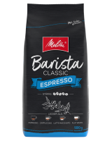 kawa ziarnista Melitta Barista Espresso, mieszanka ziaren Arabica i Robusta, średnio palona, wyrazista w smaku, opakowanie 1kg