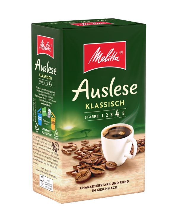 Melitta Auslese Klassisch 0,5 kg mielona - bok