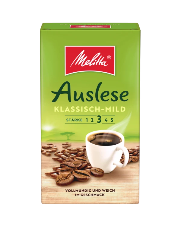 Melitta Auslese Klassisch Mild 0,5 kg mielona - przód