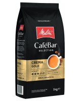 kawa ziarnista Melitta CafeBar Crema Gold, 100% ziaren Arabica, jasno palona, subtelna w smaku, opakowanie 1kg