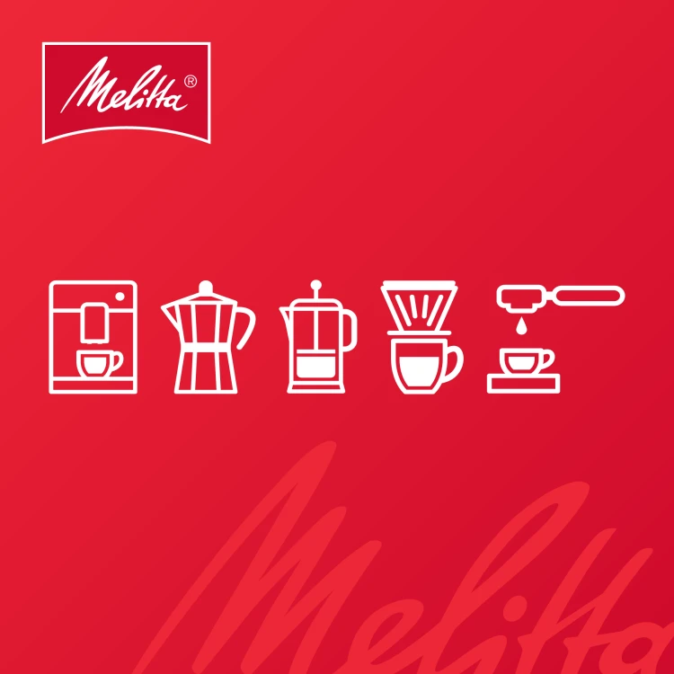 rodzina kaw ziarnistych Melitta z serii Bella Crema