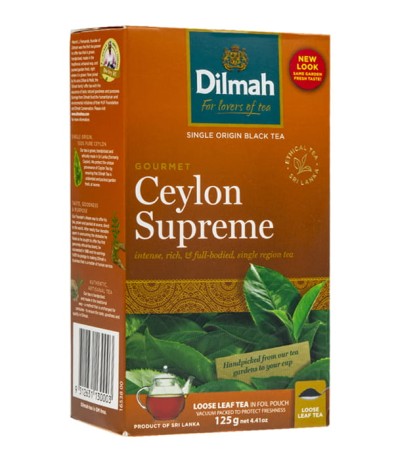 Przejdź do produktu Dilmah Ceylon Supreme 125 g liściasta