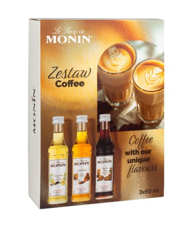 Przejdź do produktu Monin Coffee Set 3 x 0,05 l - Mini zestaw kawowy 