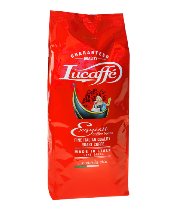 kawa ziarnista Lucaffe Exquist 1kg - mieszanka ziaren Arabica (90%) i Robusta
