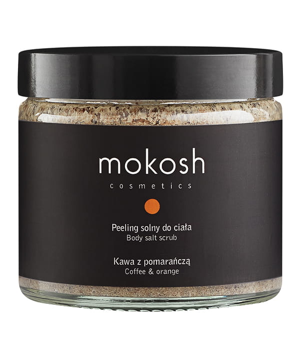 peeling Mokosh Cosmetics na bazie kawy z dodatkiem pomarańczy