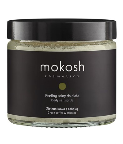 Przejdź do produktu Peeling solny Zielona kawa z tabaką Mokosh Cosmetics 300g