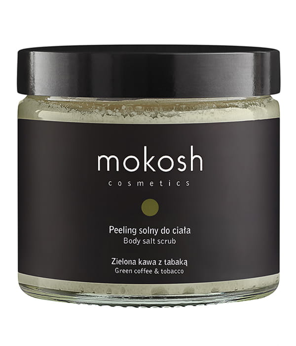 peeling solny Mokosh zielona kawa z tabaką 300g