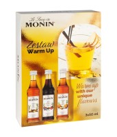 zestaw syropów do kawy Monin Warm Up 3 x 50ml