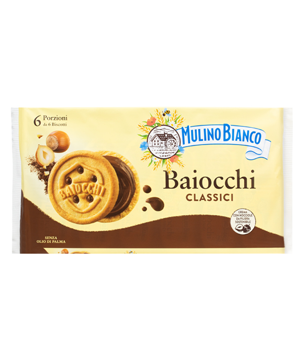 ciastka kakaowe Mulino Bianco Baiocchi Hazelnut Cocoa 336g
