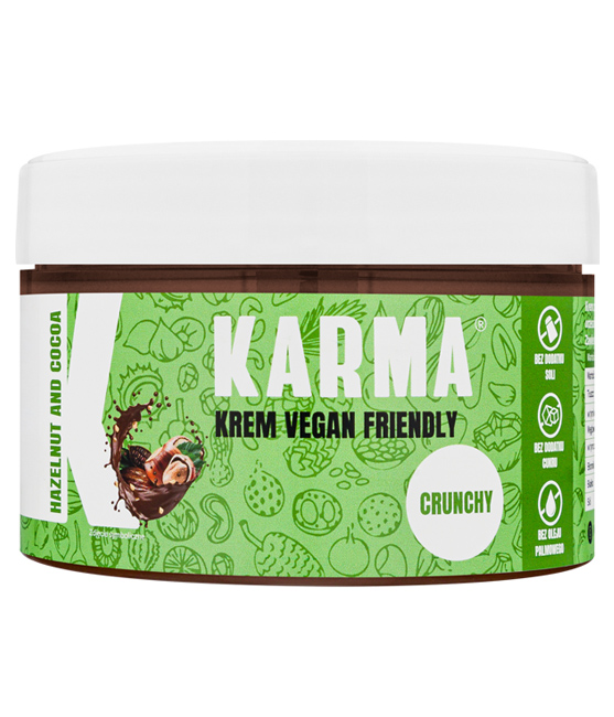 krem wegański KarmaBars Hazelnut & Cocoa Vegan 200g