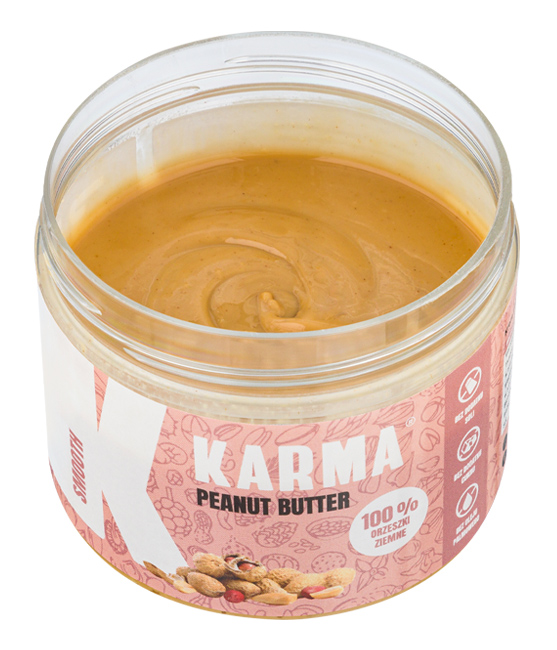krem orzechowy KarmaBars Peanut Butter Smooth 250g
