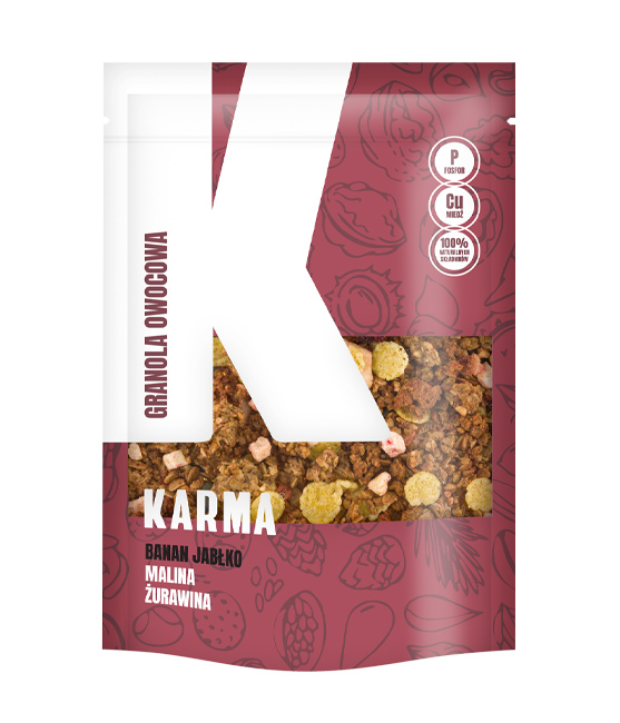 granola KarmaBars Owocowa 250g