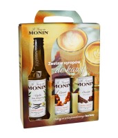 zestaw syropów do kawy Monin 3 x 250ml