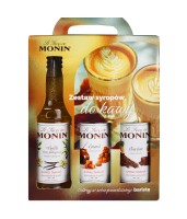zestaw syropów do kawy Monin 3 x 250ml