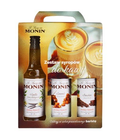 Przejdź do produktu Monin Maxi Coffee Set 3 x 0,25 l - Zestaw kawowy 
