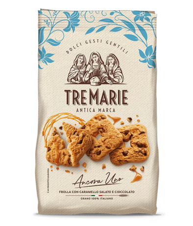 Przejdź do produktu Ciastka karmelowe z kawałkami czekolady TRE MARIE 315g  