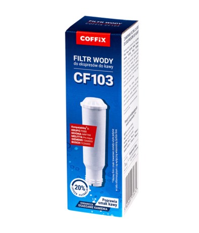 Przejdź do produktu Coffix filtr do wody Melitta Nivona Krups CF 103