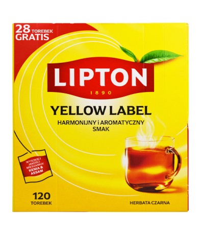 Przejdź do produktu Lipton Yellow Label 120 torebek