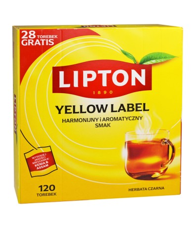 Przejdź do produktu Lipton Yellow Label 120 torebek