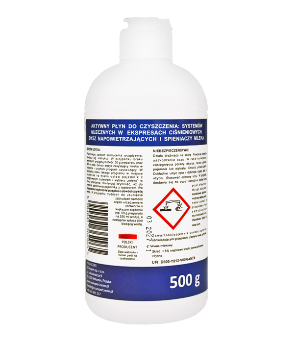 Ecoexpert płyn do czyszczenia obwodu mleka 500 ml