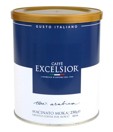 Przejdź do produktu Excelsior Gusto Italiano Moka 0,25 kg mielona PUSZKA