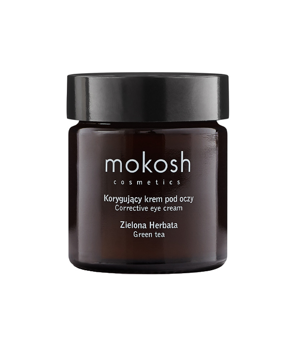 korygujący krem pod oczy Mokosh zielona herbata 30ml - słoiczek