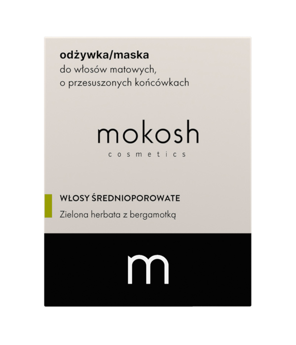 odżywka Mokosh zielona herbata z bergamotką 180ml - kartonik