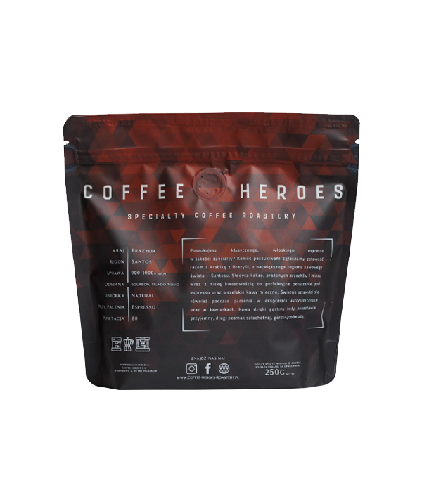 kawa ziarnista Coffee Heores Brazylia Santos 250g