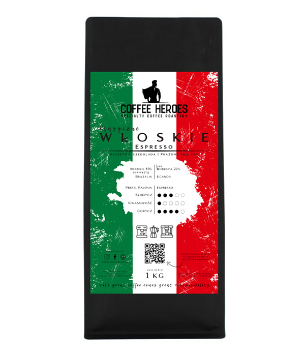 kawa ziarnista Coffee Heores Włoskie Espresso 1kg