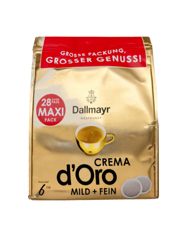 Przejdź do produktu Dallmayr Crema d'Oro Mild & Fein Senseo Pads 28 szt.