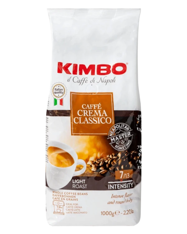 Kimbo Caffe Crema Classico 1 kg-przod.png