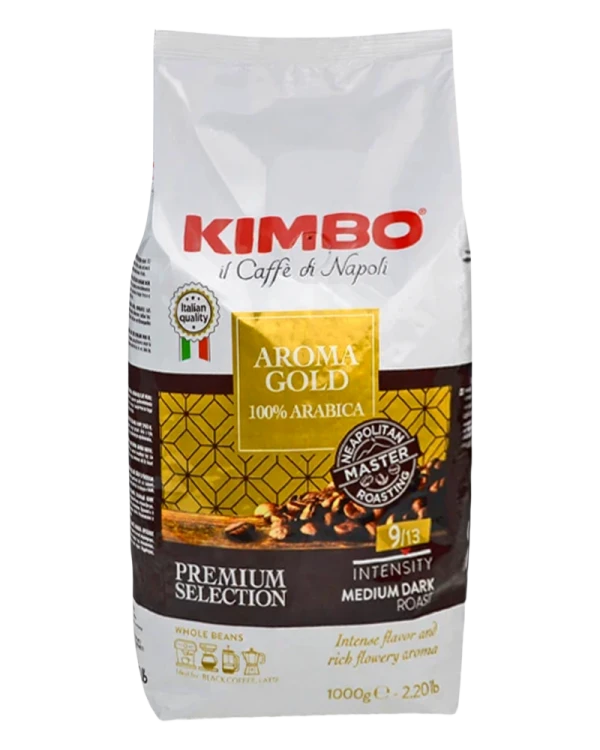 Kimbo Aroma Gold 1 kg-przod.png