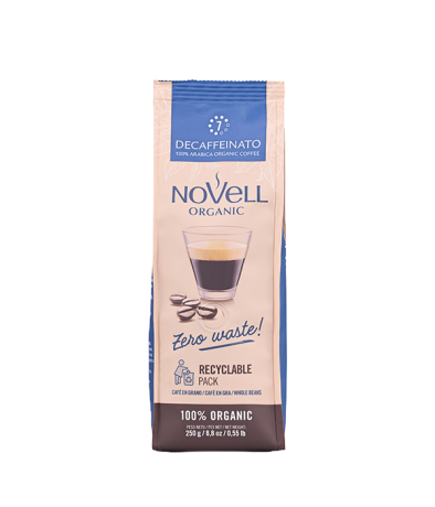 Przejdź do produktu Novell Zero Waste Dekaff 0,25 kg ziarnista